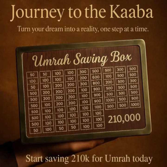 Islamic Umrah Saving Box – 280-Day Coin Bank