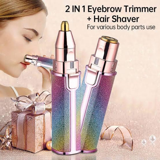 Flawless 2 in 1 Eye Brow And Facial Hair Remover