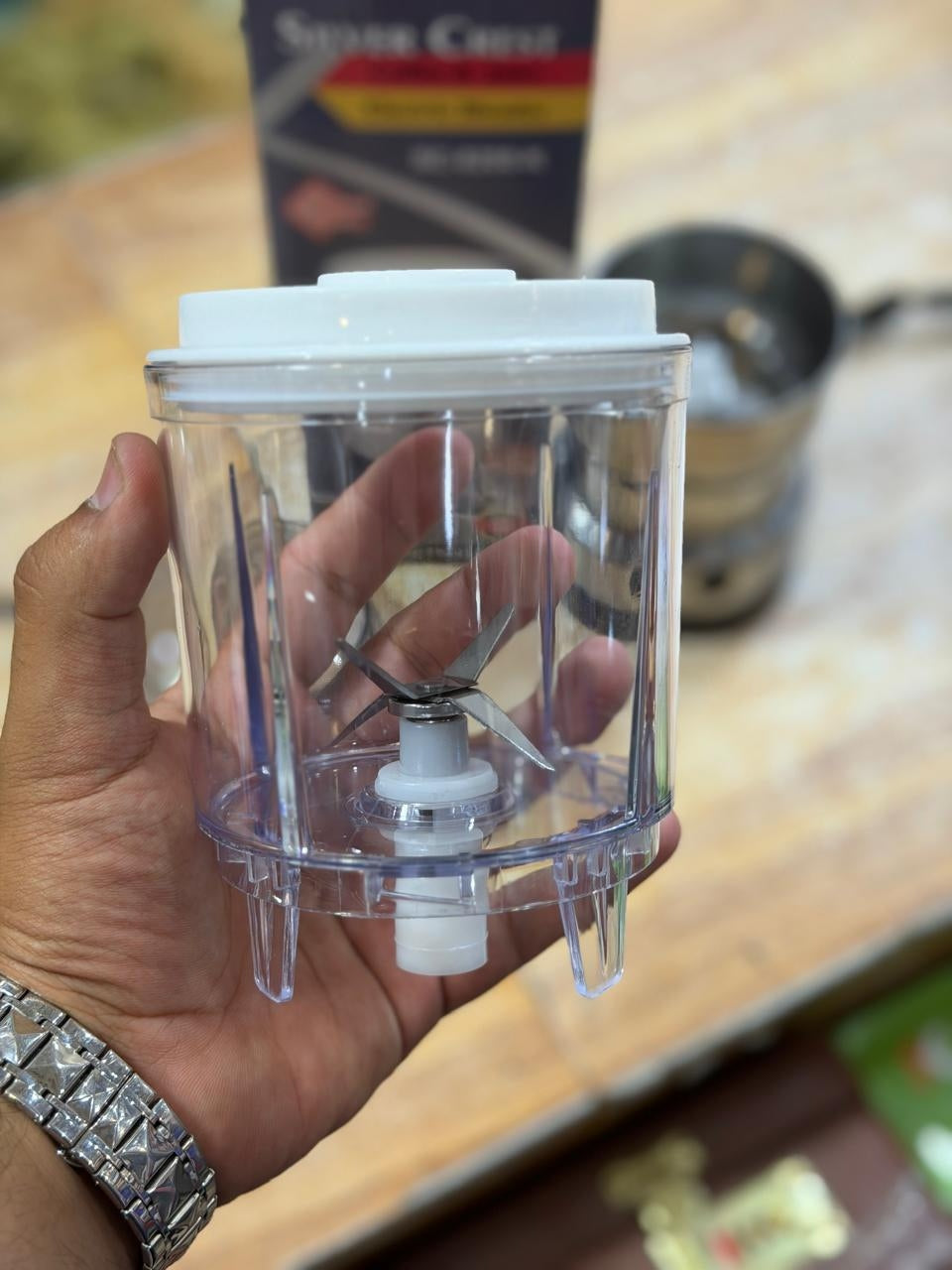 300W Silver Crest electric grinder for coffee and spices