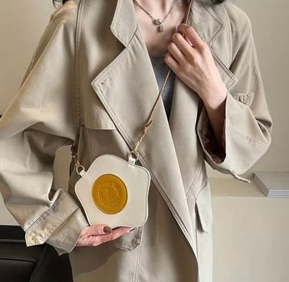 Fried Toast Bread Crossbody Shoulder Bag for Women