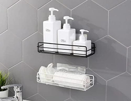 Metal Wall Mounted Self Adhesive Shelf