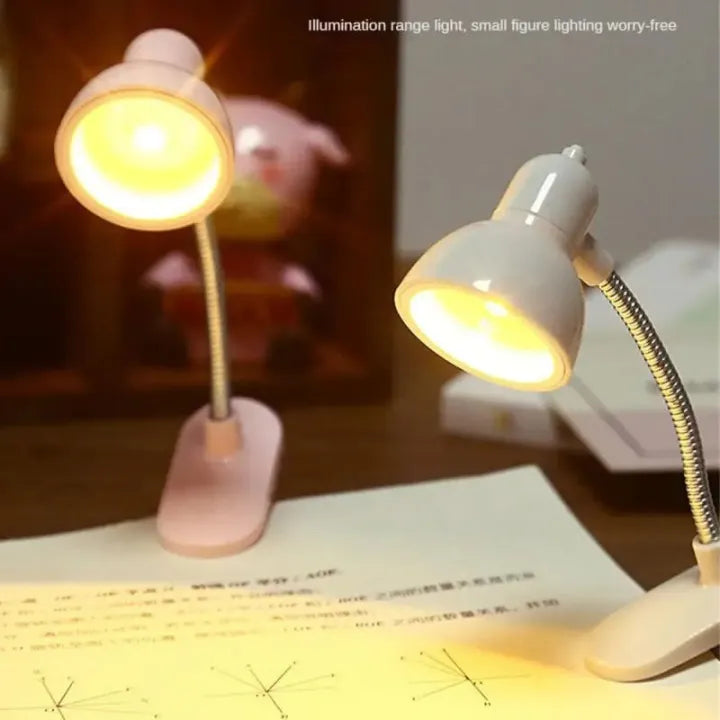 Mini Portable LED Clip Book Light for Reading
