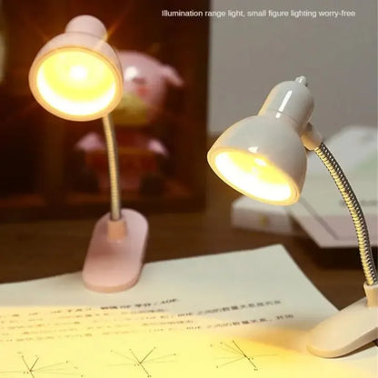 Mini Portable LED Clip Book Light for Reading