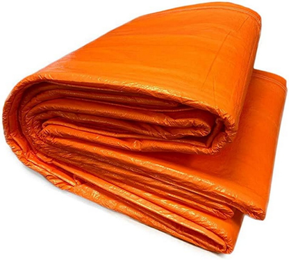 Heavy-Duty Orange PVC Tarpaulin – Waterproof Tarpal Sheet