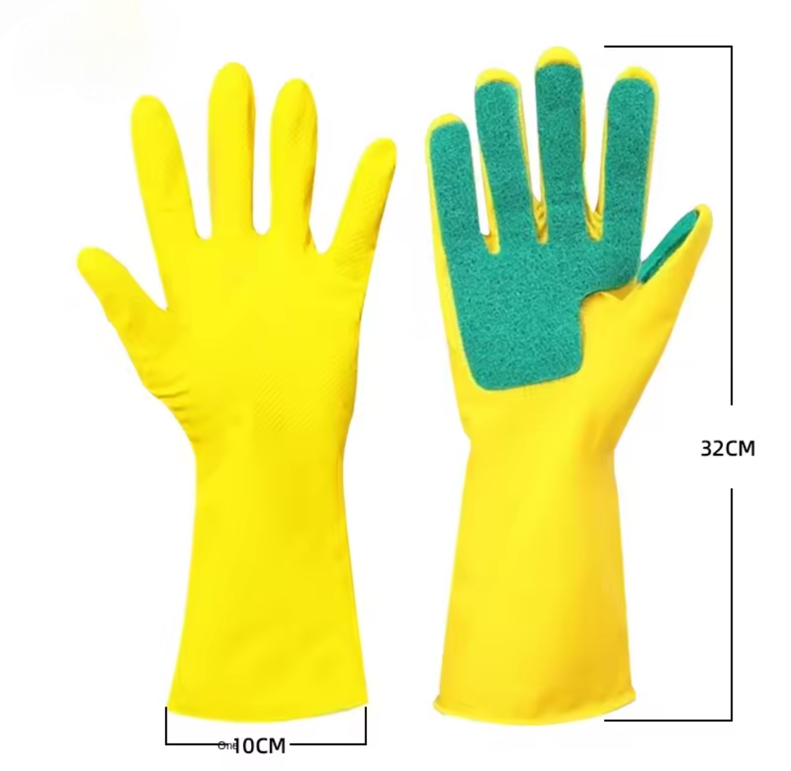 Reusable Silicone Dish Washing Gloves ( 1 Pair )