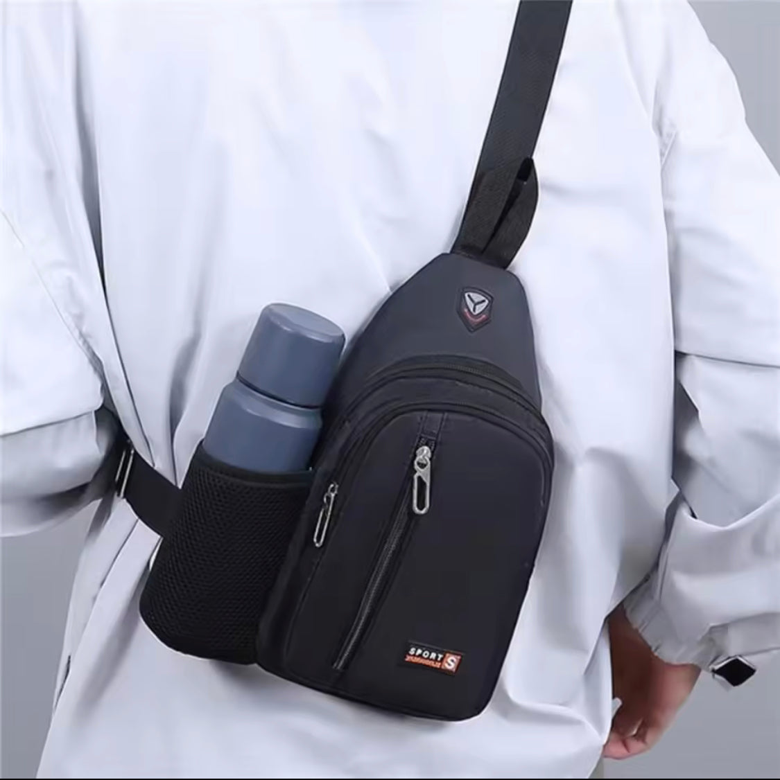 Travel Crossbody Chest Bag – Large Capacity Oxford
