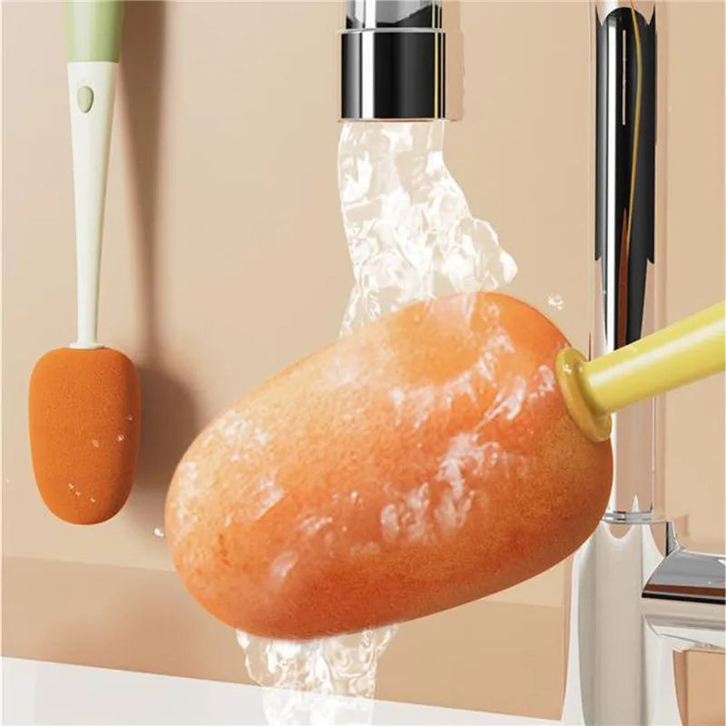 3-in-1 Cartoon Carrot Bottle Brush Set