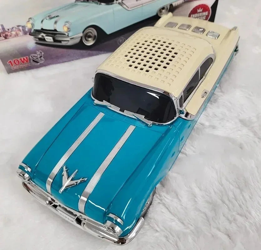 Metal Car Model Bluetooth Subwoofer Speaker | HiFi Stereo, FM Radio & TWS