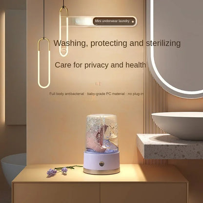 Portable Mini Washing Machine for Underwear and Socks