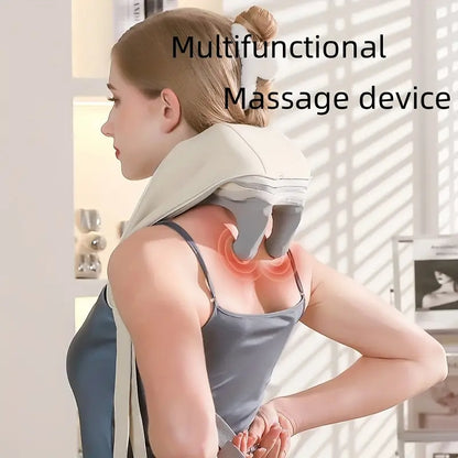 Rechargeable 6D Shoulder & Neck Massager – USB Powered, Real Hand Massage Feel