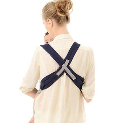 Baby Carrier with Double Adjustable Straps Breathable & Comfortable Sling Seat