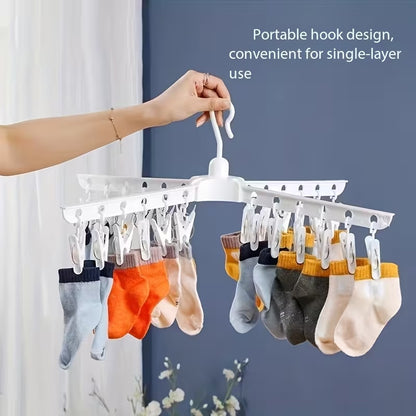 360° Rotating 3-Tier Clothes Drying Rack | Foldable Freestanding Stainless Steel Laundry Stand