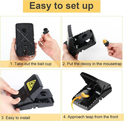 Heavy Duty Reusable Mouse Trap – Fast Catching