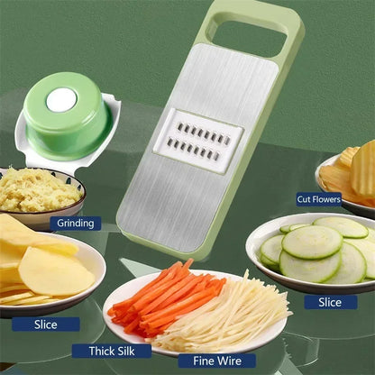 5 in 1 Stainless Steel Vegetable Cutter & Peeler