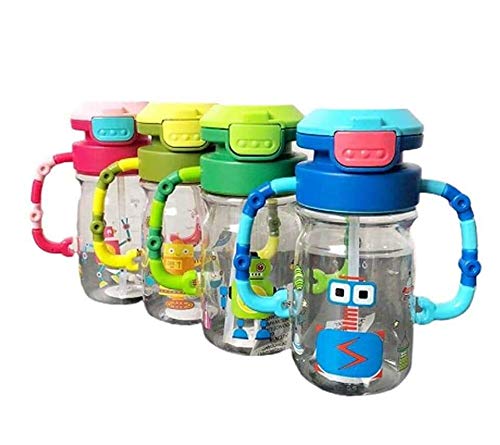 650ml Reusable Plastic Water Bottle for Kids