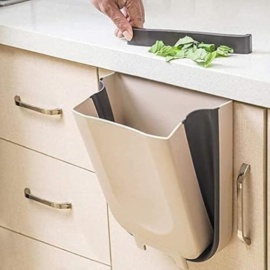 Wall Mounted Folding Kitchen Waste Trash Bin