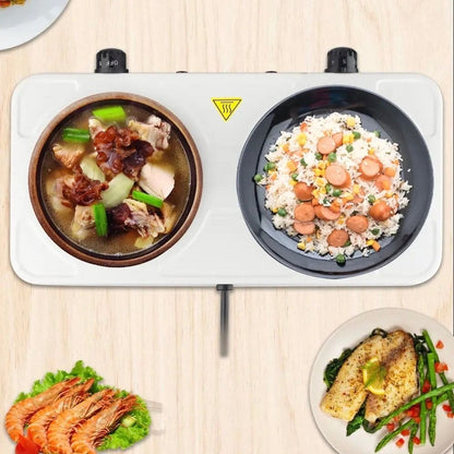 Double Coil Electric Stove – Dual Burner Electric Hot Plate | Fast Heating Electric Chulha