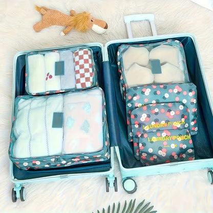 Waterproof 6 Pcs Travel Storage Bag Set | Packing Cubes Luggage Organizer – Runstore.pk