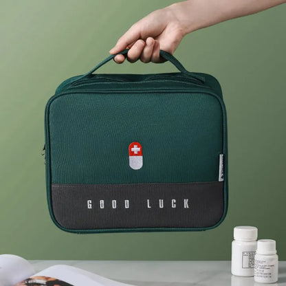 Portable Waterproof Medicine Bag – Travel First Aid Storage Kit
