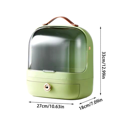 Luxury Waterproof Makeup Organizer with Drawer