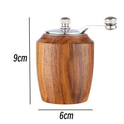 Manual Wooden Pepper Grinder – Hand Operated Mill