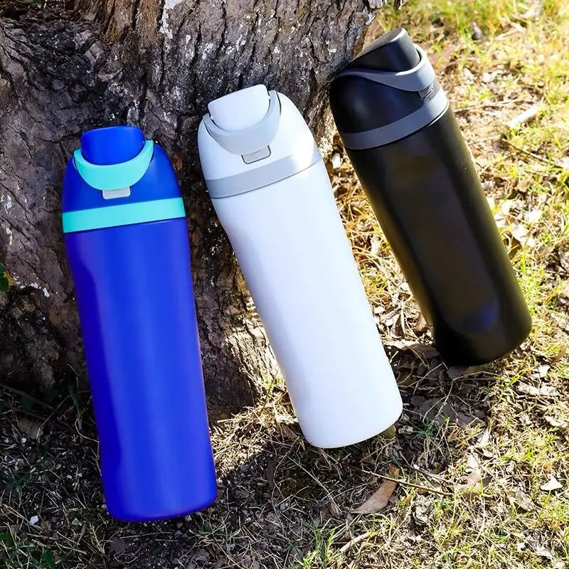 Double Wall Insulated Stainless Steel Sports Water Bottle