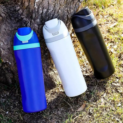 Double Wall Insulated Stainless Steel Sports Water Bottle