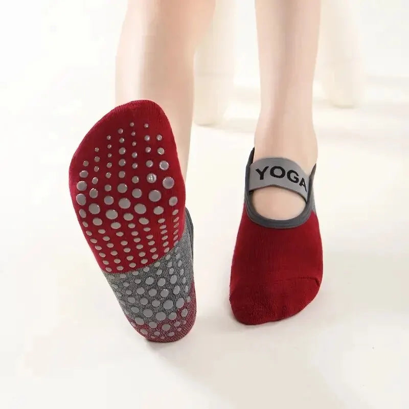 Non-Slip Yoga Socks for Women – Anti-Skid Pilates & Fitness Socks
