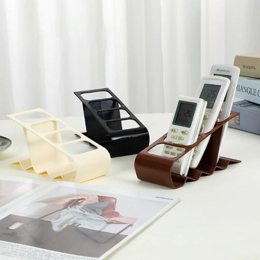 Remote Control Storage Holder – 4-Slot Desktop Organizer
