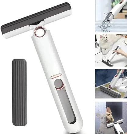 Portable Mini Sponge Mop Self-Squeeze | Magic Absorbent Hand Press Cleaning Mop for Kitchen, Bathroom & Car