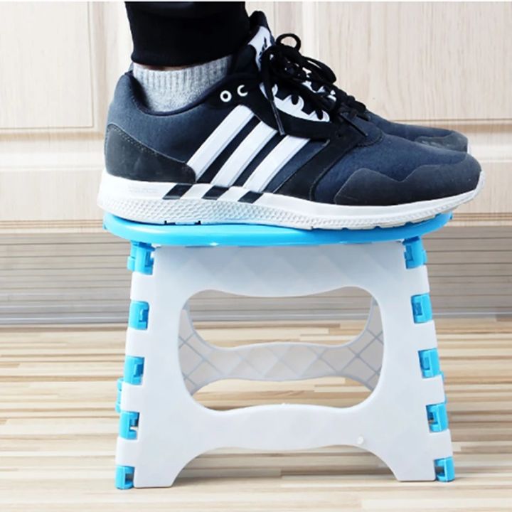 Portable Folding Stool – Mini Plastic Chair for Outdoor & Home