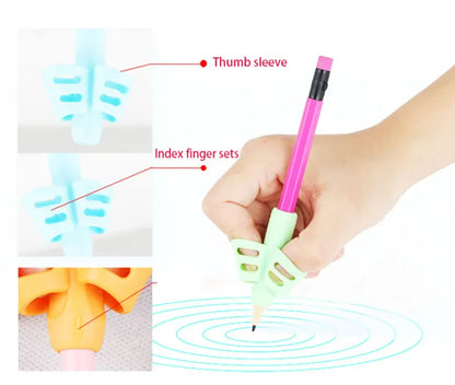 Children's Silicone Pencil Grip for Correct Writing Posture (2PCS)
