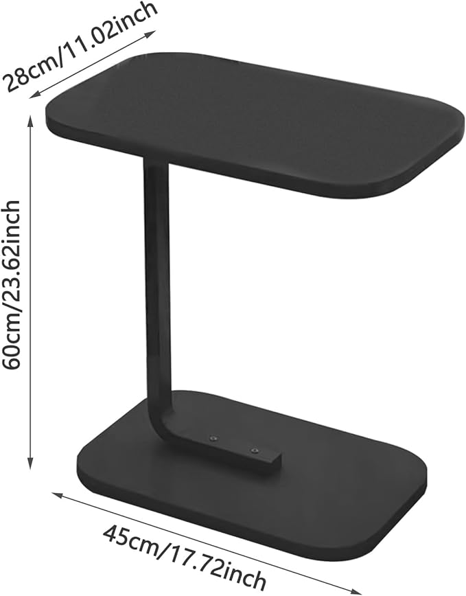 Coffee Table Portable Side Table – Wooden Square Desk for Living Room Sofa, Multifunctional Modern Furniture