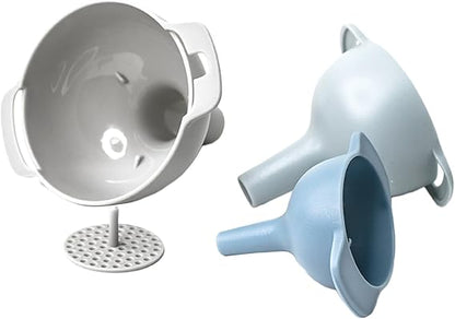 4PCS Multi-Size Kitchen Plastic Funnel Set