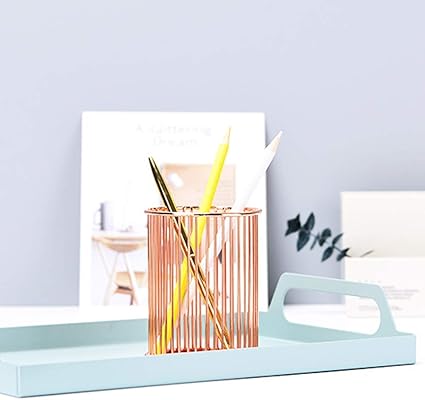 Iron Mesh Pen and Brush Holder