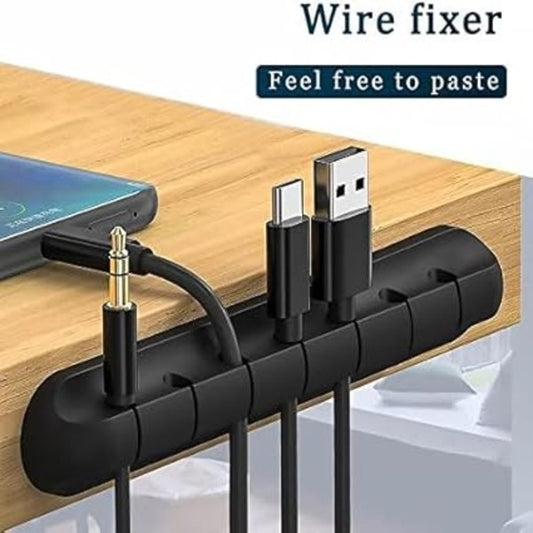 Silicone Cable Organizer & Desktop Wire Management Clips