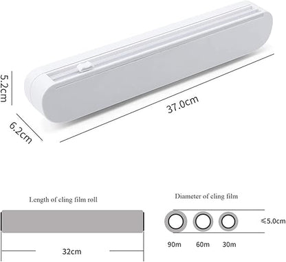 Food Film Cutter – Wrap Dispenser with Slide Cutter