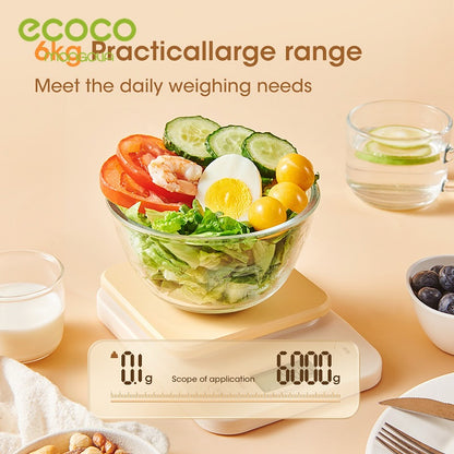 Ecoco Smart Digital Kitchen Scale High Precision Weight Machine