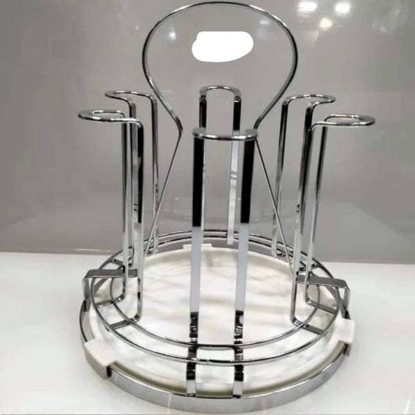 Luxury Metal Glass Drying Rack Organizer Stand