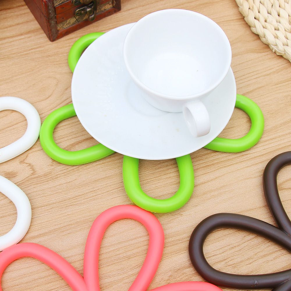 Silicone Flower Heat-Resistant Hot Pot Stand Mat