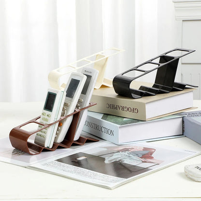 Remote Control Storage Holder – 4-Slot Desktop Organizer