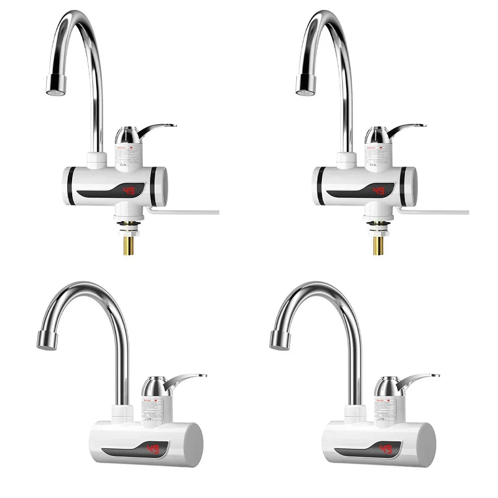 Instant Electric Hot Water Heater Faucet with LED Display | Fast Heating Kitchen Tap – Runstore.pk