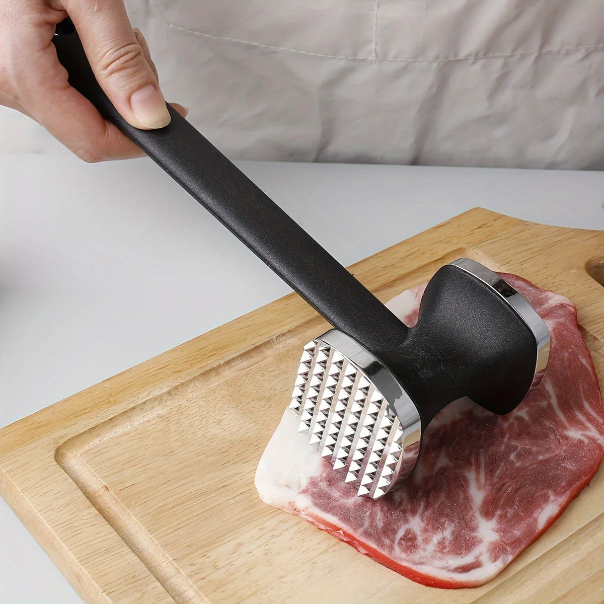 Heavy-Duty Meat Tenderizer Hammer – Stainless Steel Kitchen Tool