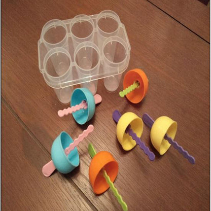 Ice Cream Popsicle Maker Plastic Molds for Kids