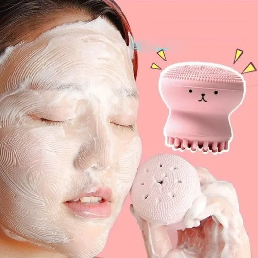Silicone Octopus Facial Cleansing & Exfoliating Brush