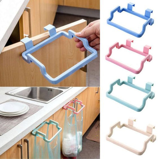 Kitchen Cabinet Hanging Trash Rack & Towel Storage – 1Pc