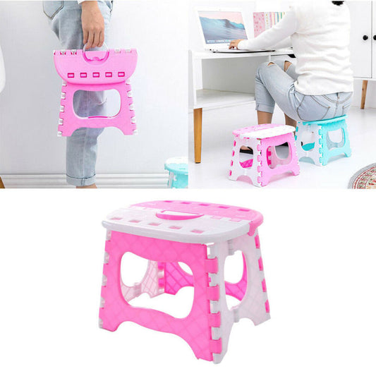 Portable Folding Stool – Mini Plastic Chair for Outdoor & Home