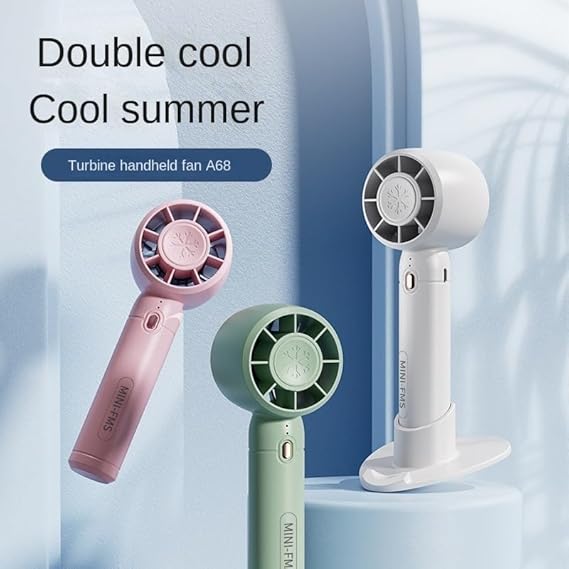 T10 Turbo Mini Fan – Portable USB Rechargeable Handheld Fan