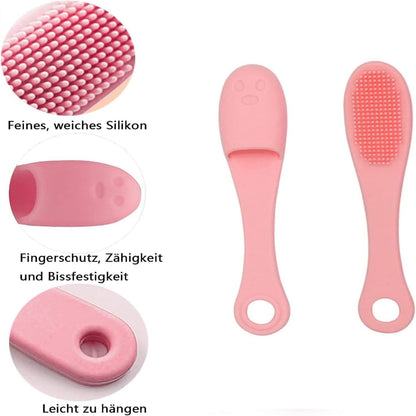 Finger Shape Silicone Nose Cleaner Blackhead Remover - 1Pc