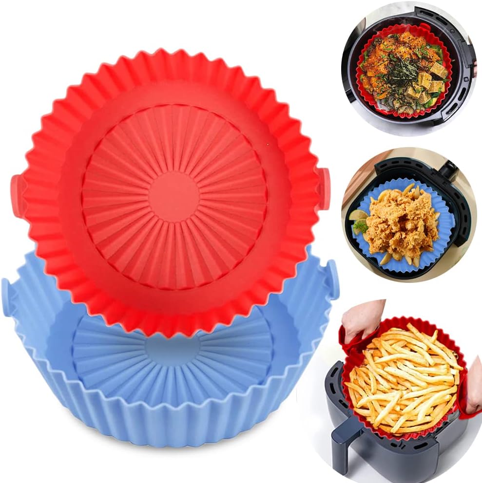 Silicone Reusable Air Fryer Baking Tray 1Pc